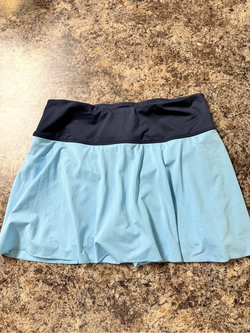 Fila Light Blue Skater Skirt with Navy Waistband